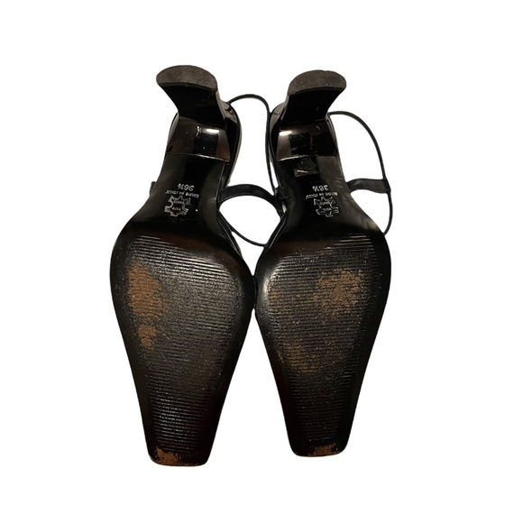 Mary Claud Size 36 1/2 Slingback Black Heels - Picture 9 of 10